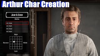 RDR2 Male Character Creation Arthur Morgan Presets  Red Dead Redemption 2 Online PS4 Pro [upl. by Riffle]