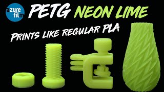 PETG that prints like PLA  AzureFilm NEON LIME PETG [upl. by Odella]