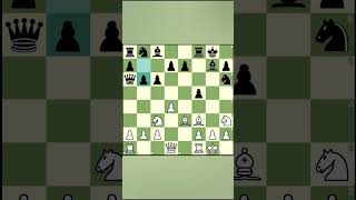 Brilliant Rook amp Knight Sacrifice 🤫 chess chessgame viralvideo [upl. by Windy]