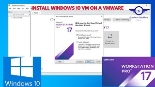 How to Install Windows 10 Client VM StepbyStep on a VMware Workstation Pro 17 [upl. by Celene]