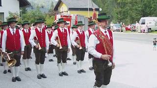 Musikverein Aschbach in Wildalpen Einzug mit dem Spielmannsgruß [upl. by Iturhs]