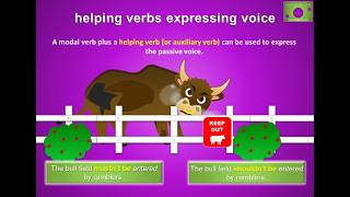 Helping auxiliary verbs expressing the PASSIVE VOICE Grammar lesson [upl. by Tiat]