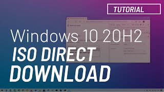 Windows 10 20H2 ISO file direct download WITHOUT Media Creation Tool [upl. by Waylan]