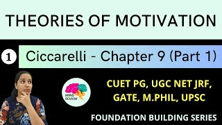 PSYCHOLOGY Ciccarelli Chapter 9  Part 1  THEORIES OF MOTIVATION  Mind Review [upl. by Irwin575]