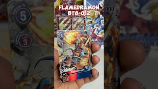 Flamedramon ALT ART BT8012 R digimoncardgame [upl. by Addam860]