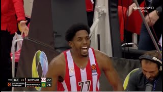 Shaquielle McKissic vs Panathinaikos 201921 [upl. by Ennaer]