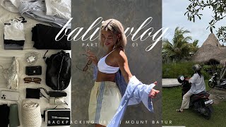 Bali Vlog 01  backpacking ubud mount batur own ring making ahhrr english subtitles [upl. by Anoirb]