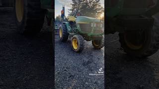 John Deere 4110 needs a new hood 😂 countrymusic farming [upl. by Roselba]