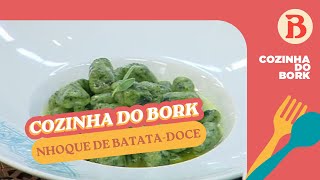 Nhoque de batatadoce e espinafre  Receita do Bork  Band Receitas [upl. by Gisela]