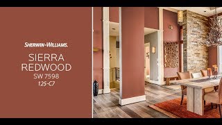 October 2017 Color of the Month Sierra Redwood  SherwinWilliams [upl. by Cappello]