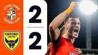 Luton 22 Oxford  Highlights [upl. by Terrene429]