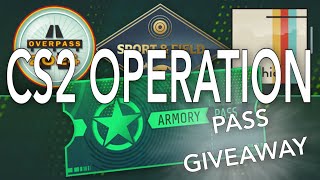 NEW CS2 OPERATION  PASSS GIVEAWAY [upl. by Enilegnave]