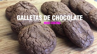 GALLETAS DE CHOCOLATE SIN MANTECA FACILES Y ECONOMICAS [upl. by Kerstin]