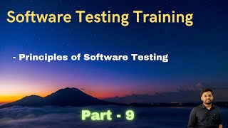 Software Testing in Telugu Part9  Principles of software testing  Software Testing  Telugu [upl. by Itnaihc]