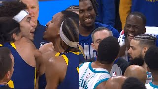 Grant Williams fights Warriors for scoring at end of game and Draymond calls him pssy 😳 [upl. by Drain]