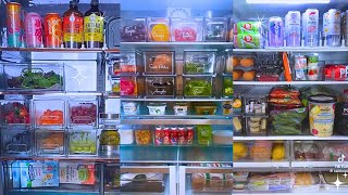 Satisfying Fridge Restocks 🍓🥝🍊  TikTok Asmr Compilation [upl. by Dnomaj]