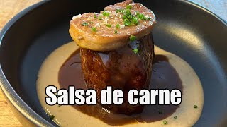 Salsa de carne  La que usan los restaurantes [upl. by Brandwein147]