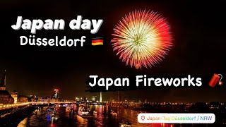 Japan day fireworks in Düsseldorf NRW 🇩🇪 [upl. by Avehs]