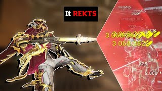 Stahlta No Riven Steel Path Level Cap Disruption  Warframe [upl. by Brendin89]