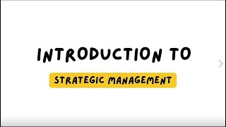 STRATEGY  LEVELS OF MANAGERS  STRATEGIC MANAGEMENT PROCESS [upl. by Denby]