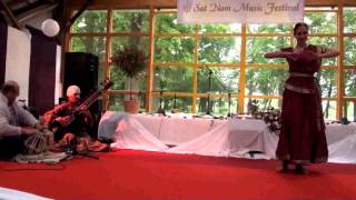 Bhramari Kathak Dance Sat Nam Music Festival 2012 [upl. by Idhem]