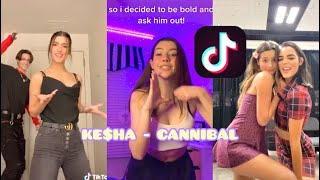 KESHA CANNIBAL TIK TOK REMIX COMPILATION [upl. by Aikcin]