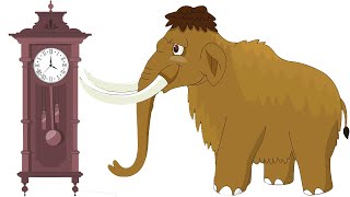 Hickory Dickory Dock Wooly Mammoth Preschool Songs for Circle Time [upl. by Macomber]