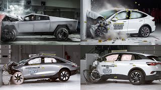 TOP 20 WORST amp BEST EV CARS CRASH TEST 2024 [upl. by Romelda753]