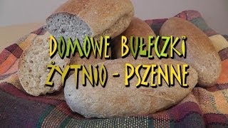 Domowe bułeczki żytniopszenne  Smakkujawpl HD [upl. by Alduino]