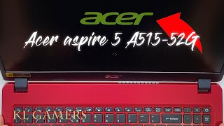 Acer aspire 5 A51552G58H9 upgrade SSD and DDR4 RAM increase speed [upl. by Aliehs]