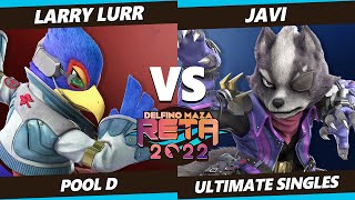 RETA 2022  Javi Wolf Vs Larry Lurr Falco Wolf SSBU Ultimate Tournament [upl. by Nayd]