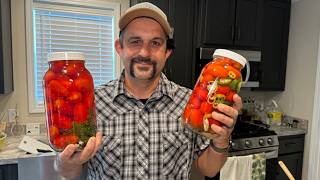 Pickled Tomatoes These Tomatoes will last for MONTHS [upl. by Ahseile]