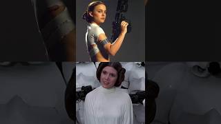 La curiosa regla en star wars  leia  padme  natalie portman shorts peliculas curiosidades [upl. by Yxor]