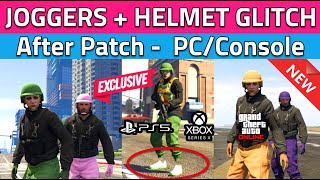 How to Get All Colored Joggers  Colored Bulletproof Helmet Glitch in GTA 5 Online Modded Outfits [upl. by Primalia]