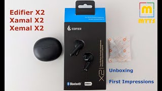 Edifier X2  Xamal X2  Unboxing amp First Impressions [upl. by Anelac]