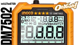 INGCO DM7502 CHEAPO Multimeter Review amp Teardown [upl. by Lazor]