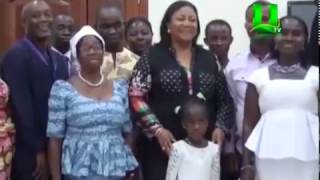 7yearold shows appreciation to First Lady for lifesaving help [upl. by Dez488]