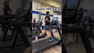 Can you guess my pace Pro triathlete treadmill workout running run [upl. by Yssep]