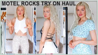 HUGE MOTEL ROCKS TRY ON HAUL very honest review  summer 2021  £300 [upl. by Gilman]