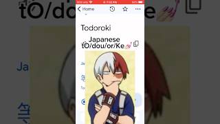 mha todoroki [upl. by Bandler]