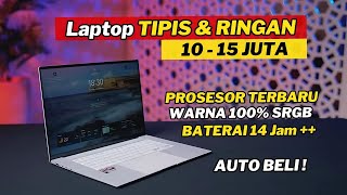 7 LAPTOP TIPIS amp RINGAN HARGA 10  15 JUTA TERBAIK 2024 [upl. by Anyel]