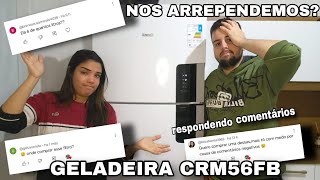 GELADEIRA CONSUL CRM56FB APÃ“S 3 MESES DE USO O QUE ACHAMOS [upl. by Faxan]