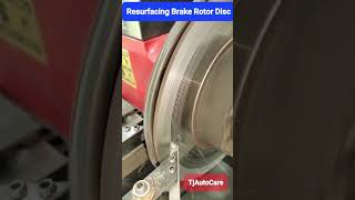 Resurfacing Brake Rotor Disc Brake Lathe Machine machine shop automobile [upl. by Candace]