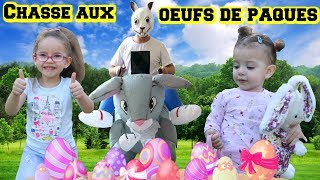 CHASSE aux OEUFS de PAQUES 2019  Kamilia et Massilya [upl. by Enia256]