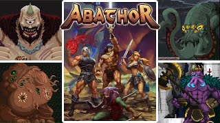 Abathor  All Bosses and Normal Ending [upl. by Assillim]