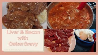 Lambs Liver with Bacon and Onion Gravy Hairy Bikers Recipe £150 worth to feed a FAMILY [upl. by Atteragram]