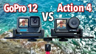 GoPro HERO 12 VS DJI Osmo Action 4 Camera Comparison  Which One is Better [upl. by Dihsar946]