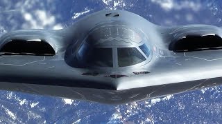 B2 Spirit Stealth Bomber in Action  Training [upl. by Winola193]