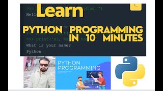 Learn Python programming in 10 minutes [upl. by Mattias]