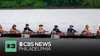 Students choose rowing over commencement at 2024 Jefferson Dad Vail Regatta [upl. by Hoopen]